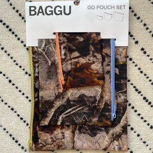 BAGGU Camouflage Go Pouch Set